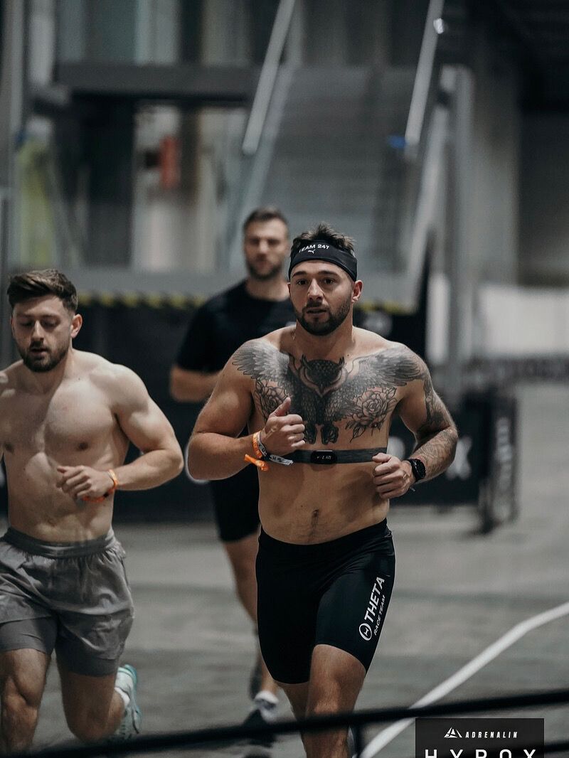 Kieran competing at Hyrox 2026